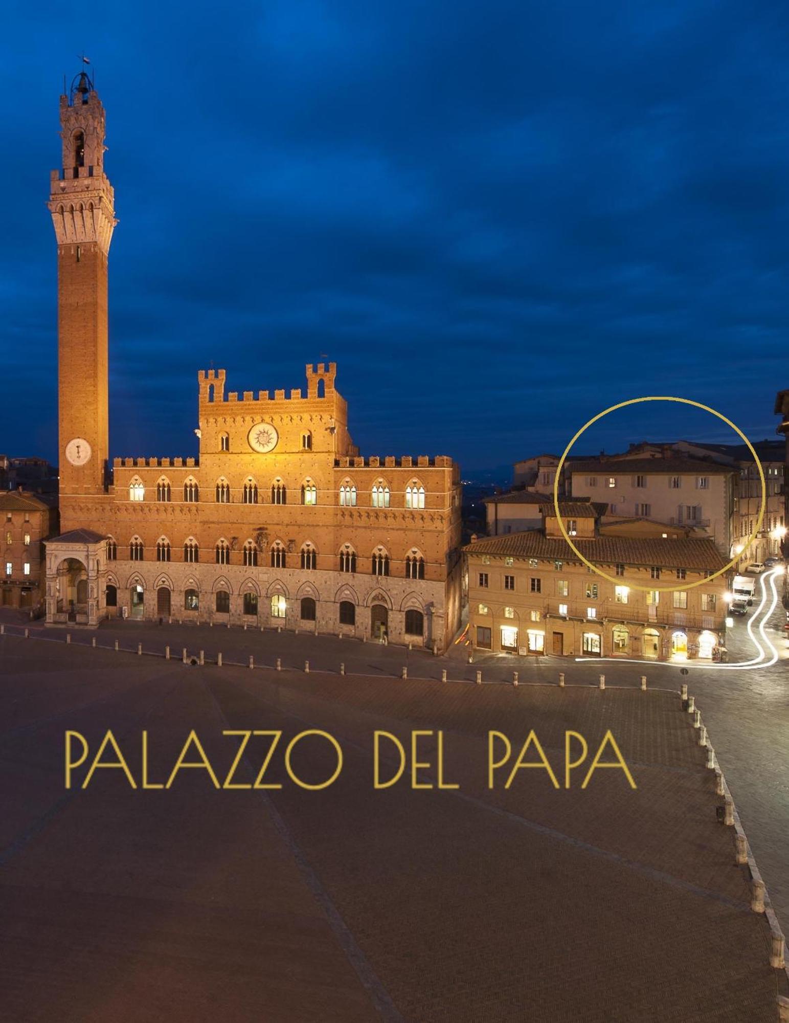 מלון סיינה Palazzo Del Papa מראה חיצוני תמונה